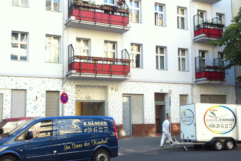 Malerarbeiten in einem Berliner Objekt